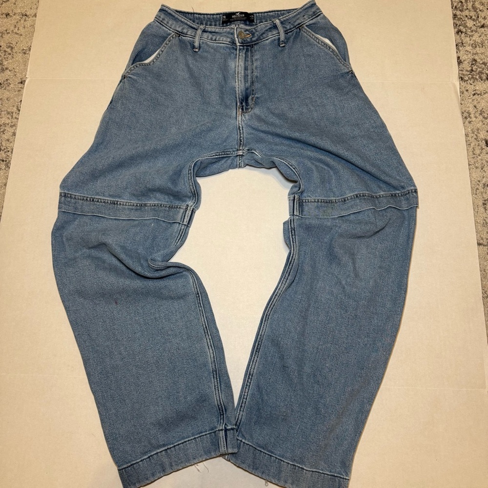 Hollister Ultra High-Rise Dad Jeans Women’s 28x31 Vintage Stretch Blue Denim